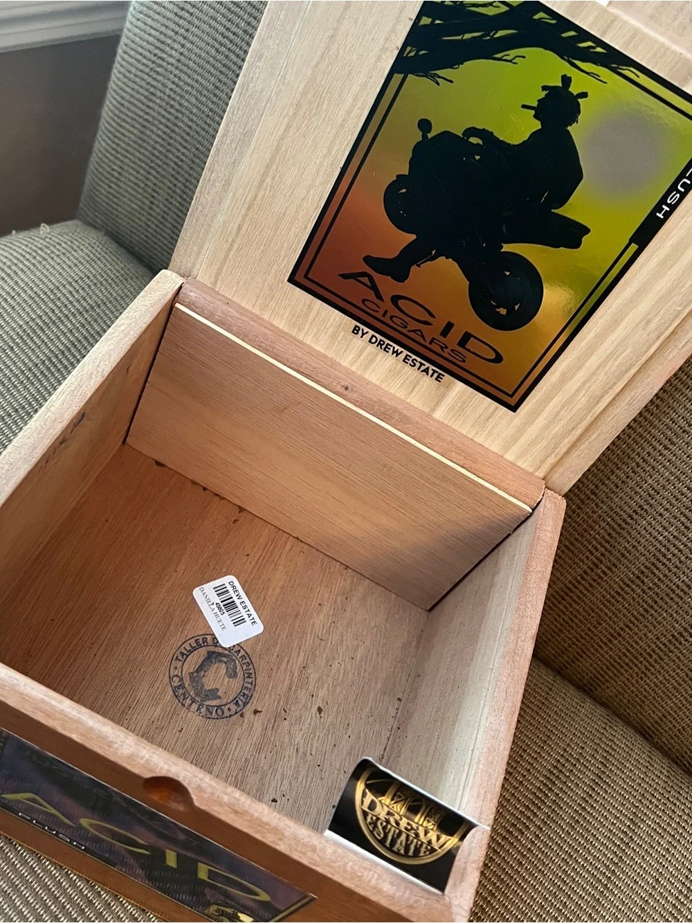 ACID By Drew Estate Empty Cigar Box